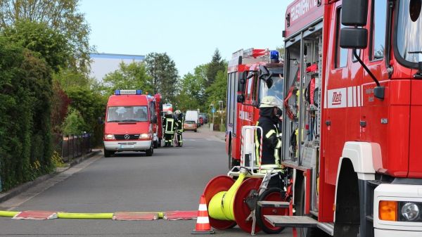 Hanau: Zwei freistehende Garagen brannten