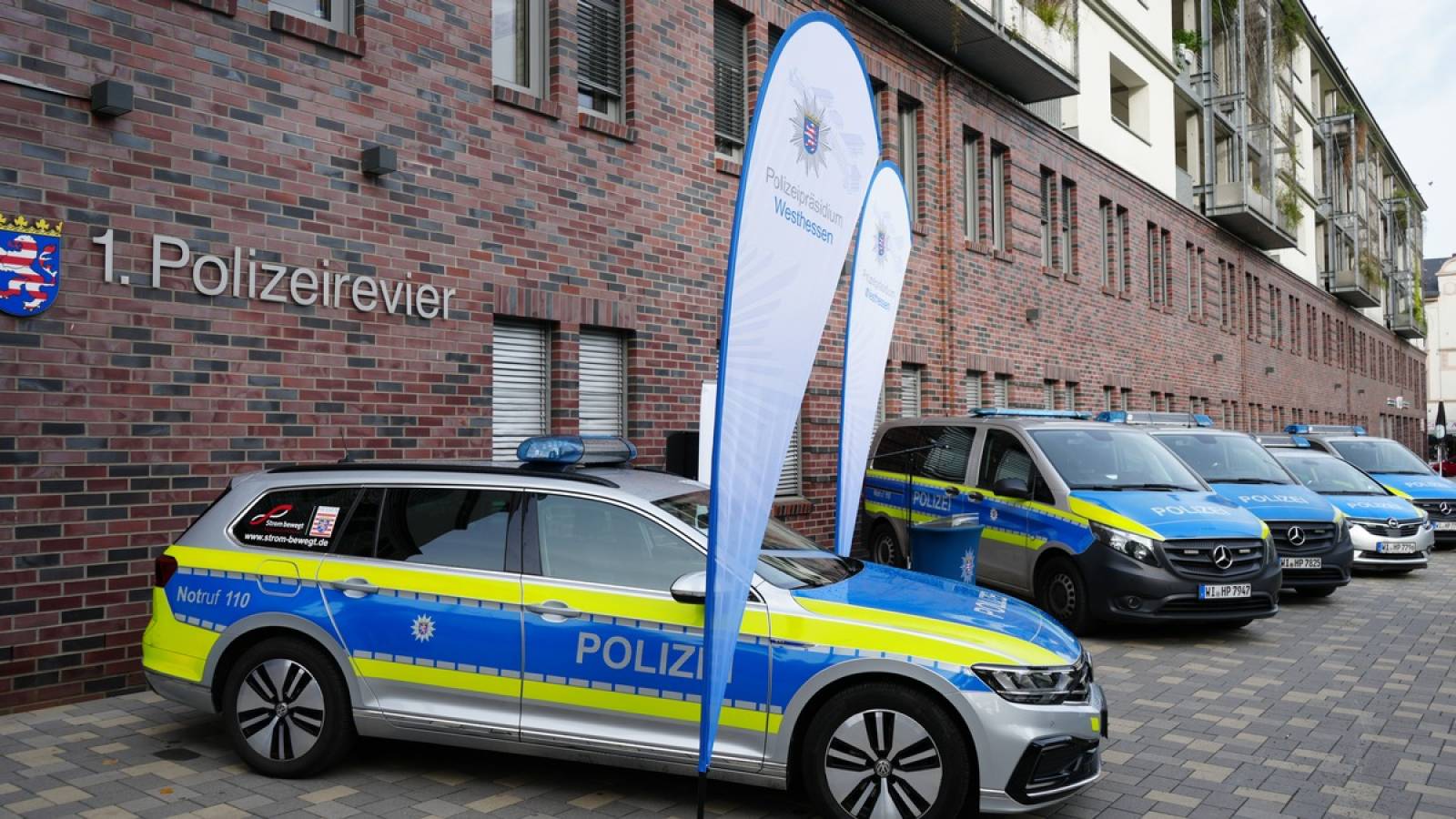 Personelle Verstärkung des 1. Polizeireviers in Wiesbaden - Eine Streife mehr auf der Straße