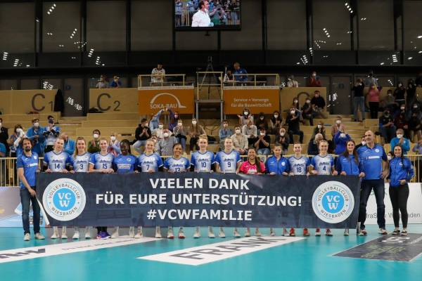 VC-Wiesbaden im Viertelfinalrückspiel ausgeschieden DANKE an das Team