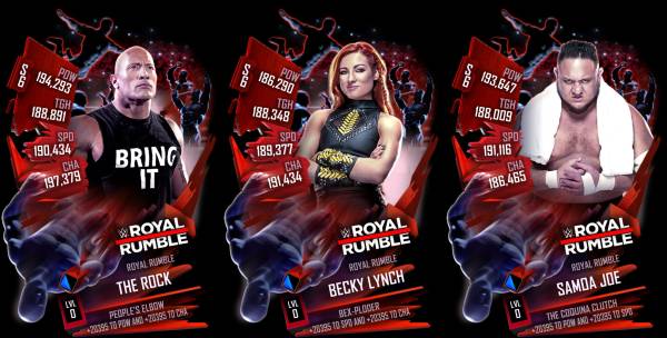 WWE SuperCard-Stufe "Royal Rumble" jetzt verfügbar