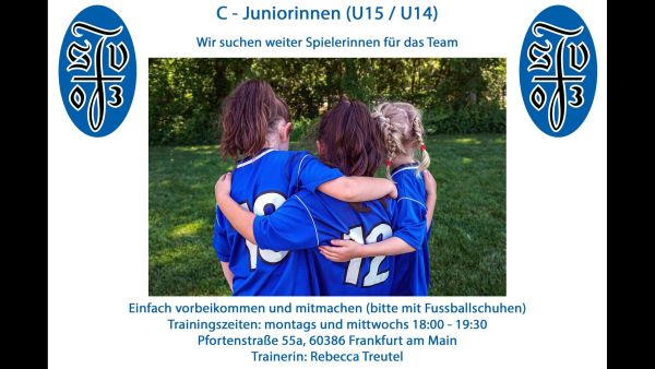 Bald geht es los mit den C Juniorinnen bei Fechenheim 03