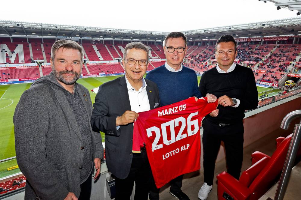 Lotto Rhenland-Pfalz bleibt drei weitere Jahre Partner des FSV Mainz 05