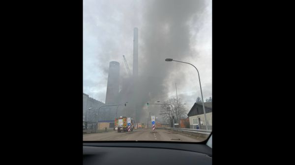 Ensdorf: Brandgeschehen Kraftwerk Ensdorf