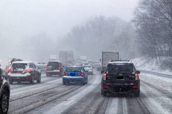 Osthessen: Starker Schneefall und einige Unfälle auf den Autobahnen