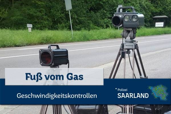 Geschwindigkeitskontrollen im Saarland für die 8. KW 2024 angekündigt